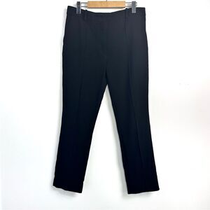 Emilio Pucci Black Stretch Wool Trousers Sz 12